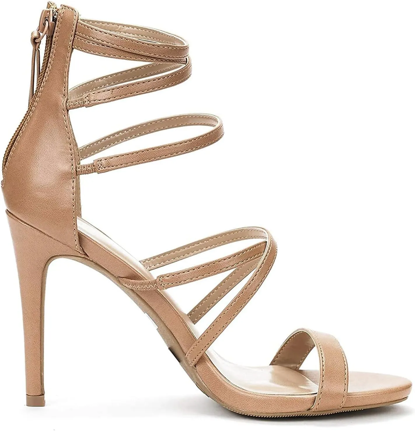 DREAM PAIRS Women's Show High Heel Dress Pump Sandals