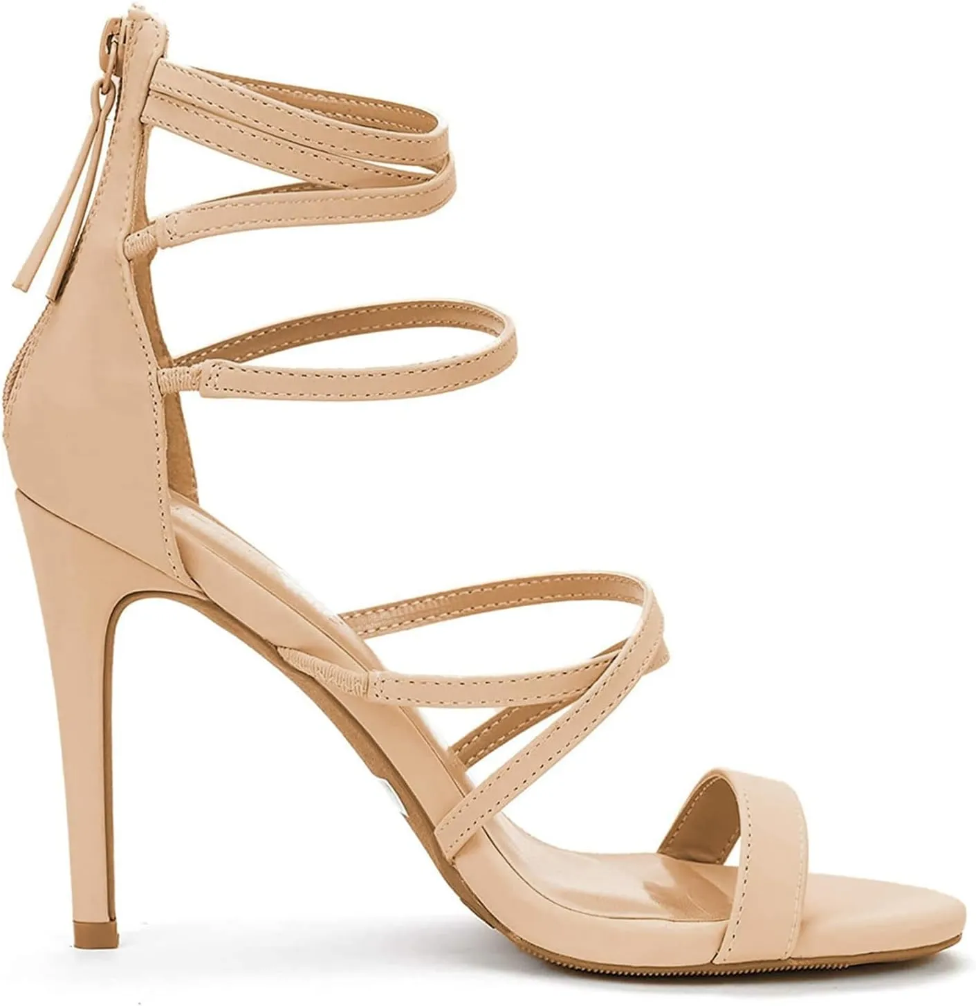 DREAM PAIRS Women's Show High Heel Dress Pump Sandals