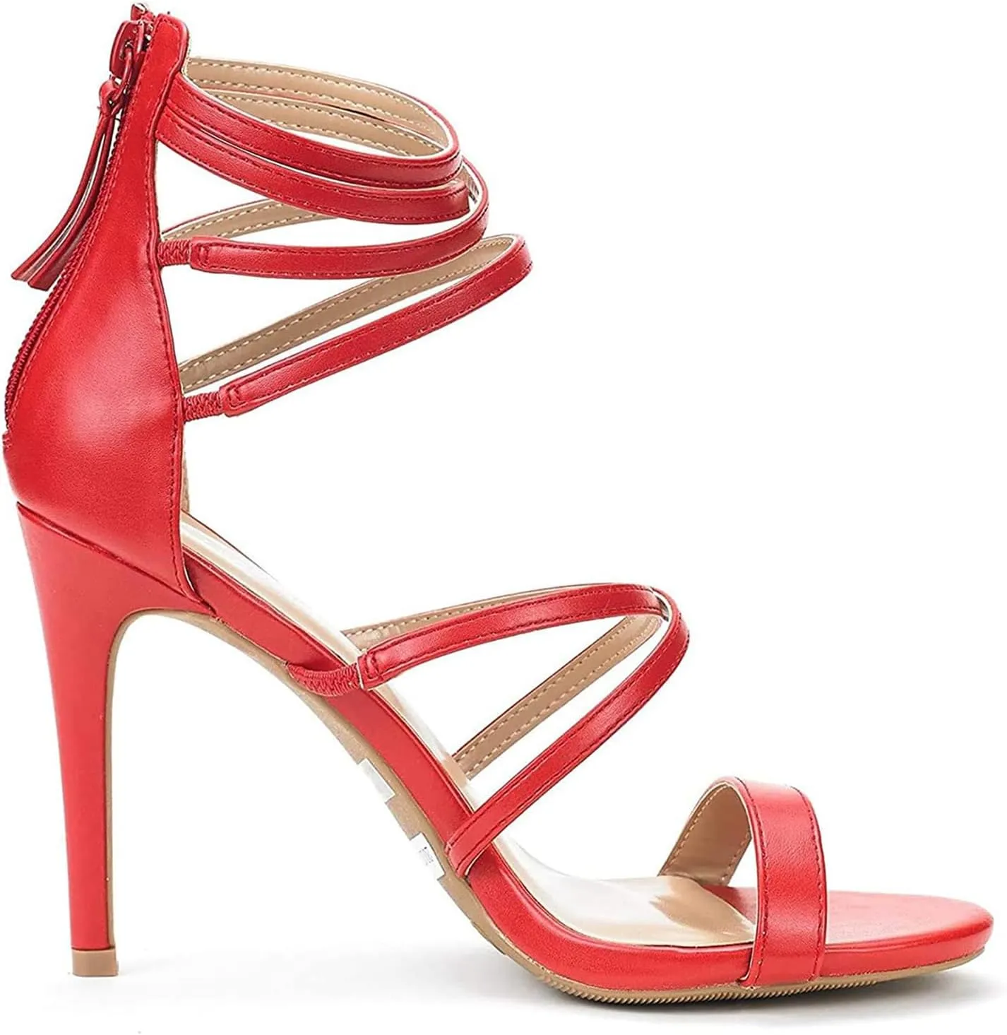 DREAM PAIRS Women's Show High Heel Dress Pump Sandals