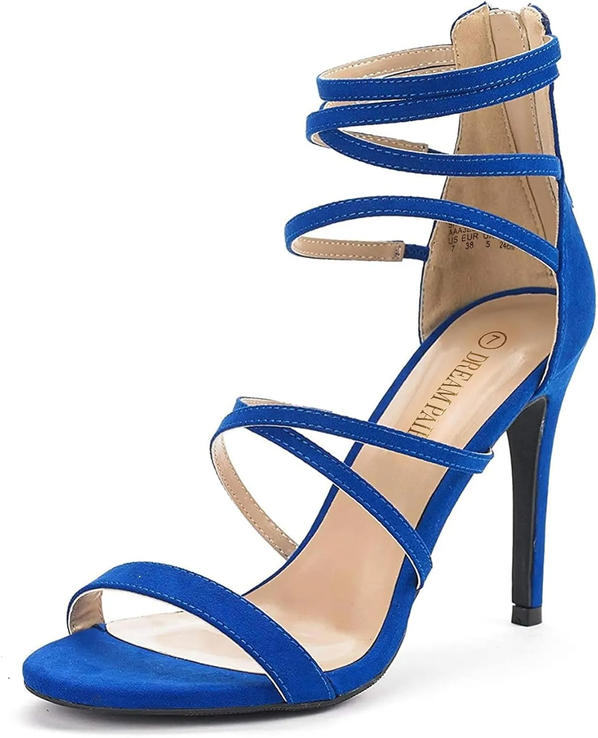 DREAM PAIRS Women's Show High Heel Dress Pump Sandals