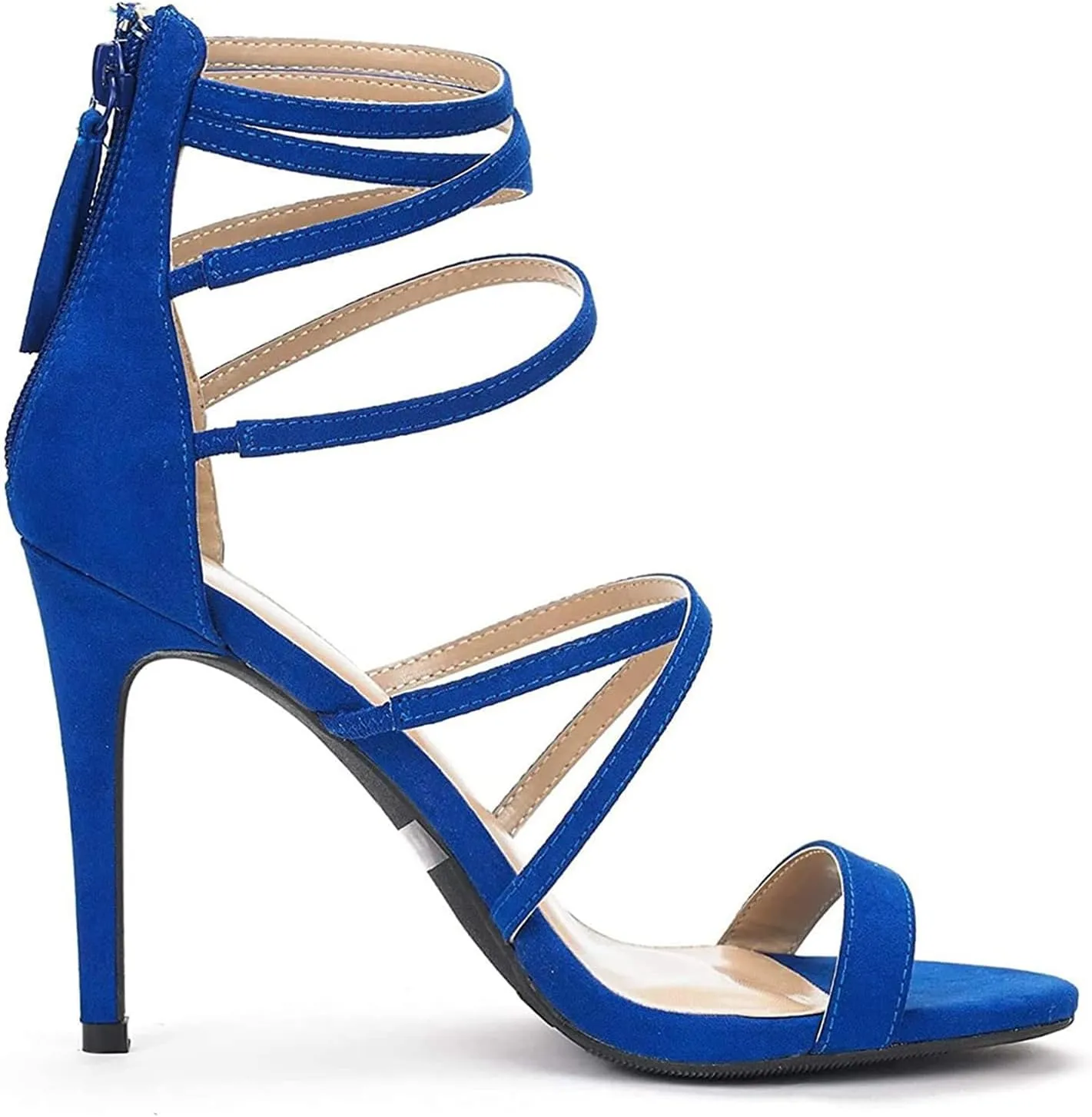 DREAM PAIRS Women's Show High Heel Dress Pump Sandals