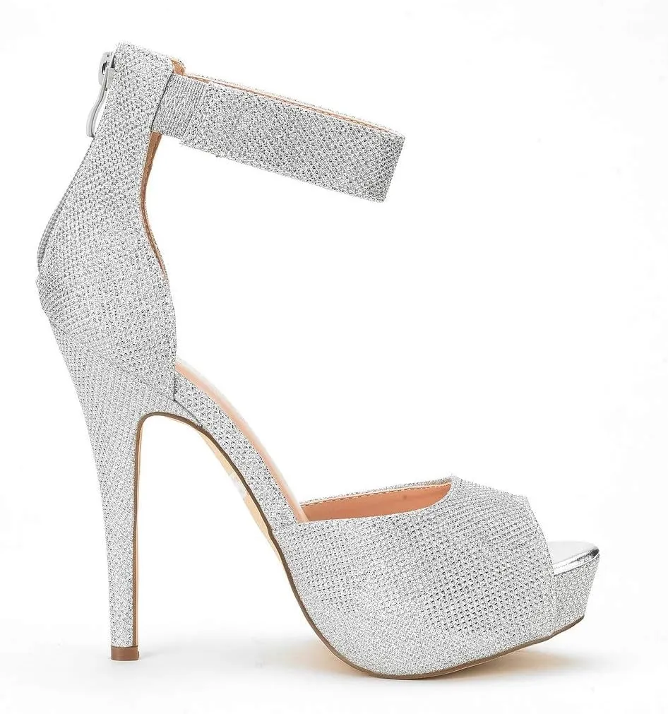 DREAM PAIRS Women's Swan-05 High Heel Platform Dress Pump Shoes