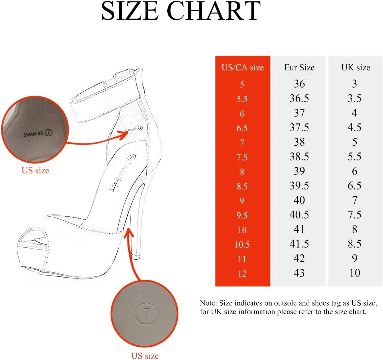 DREAM PAIRS Women's Swan-05 High Heel Platform Dress Pump Shoes