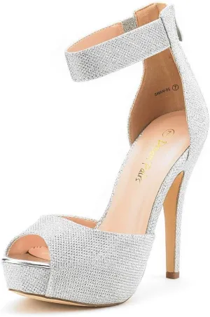 DREAM PAIRS Women's Swan-05 High Heel Platform Dress Pump Shoes