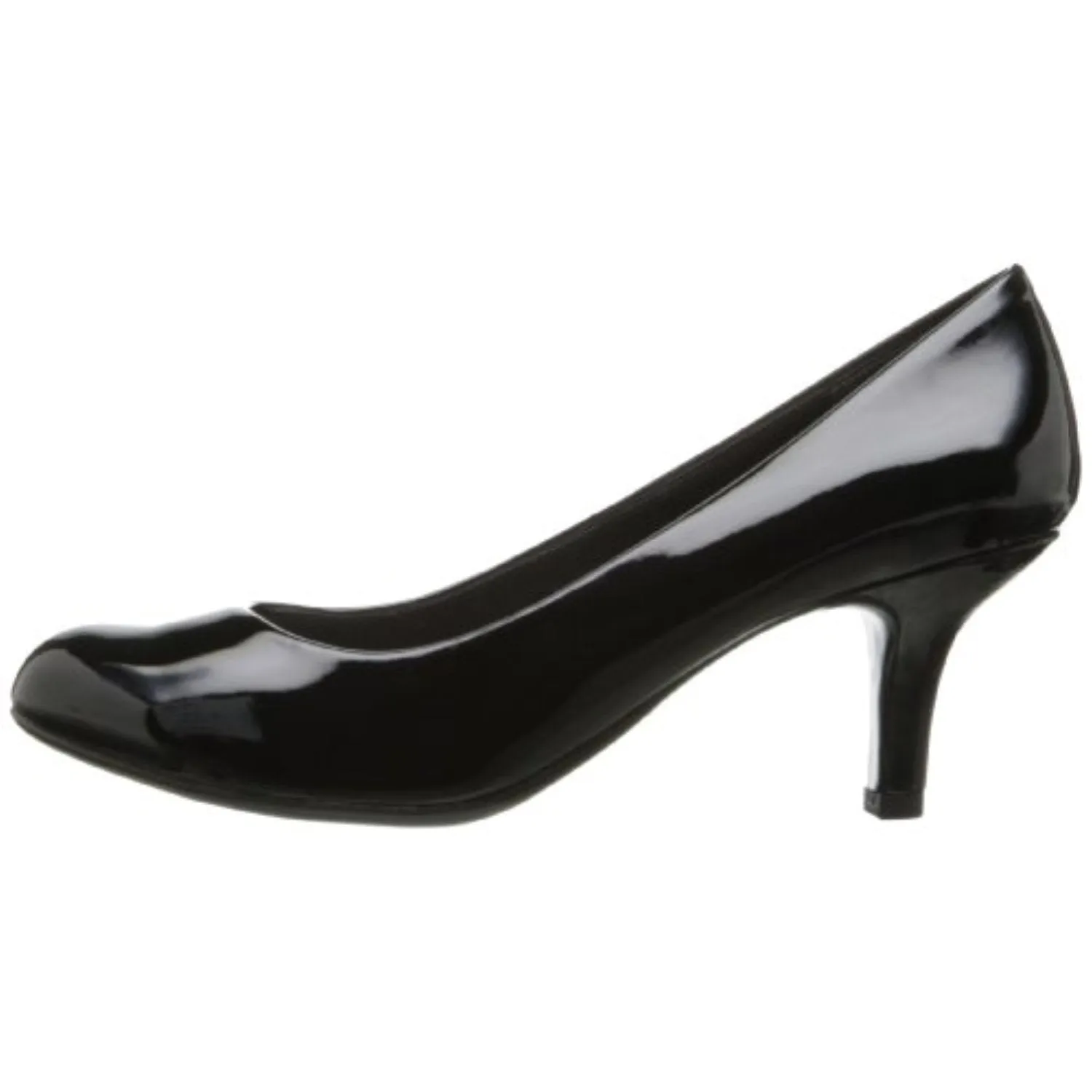 Easy Street Women's Passion Dress Pump,Black Patent,11 M US