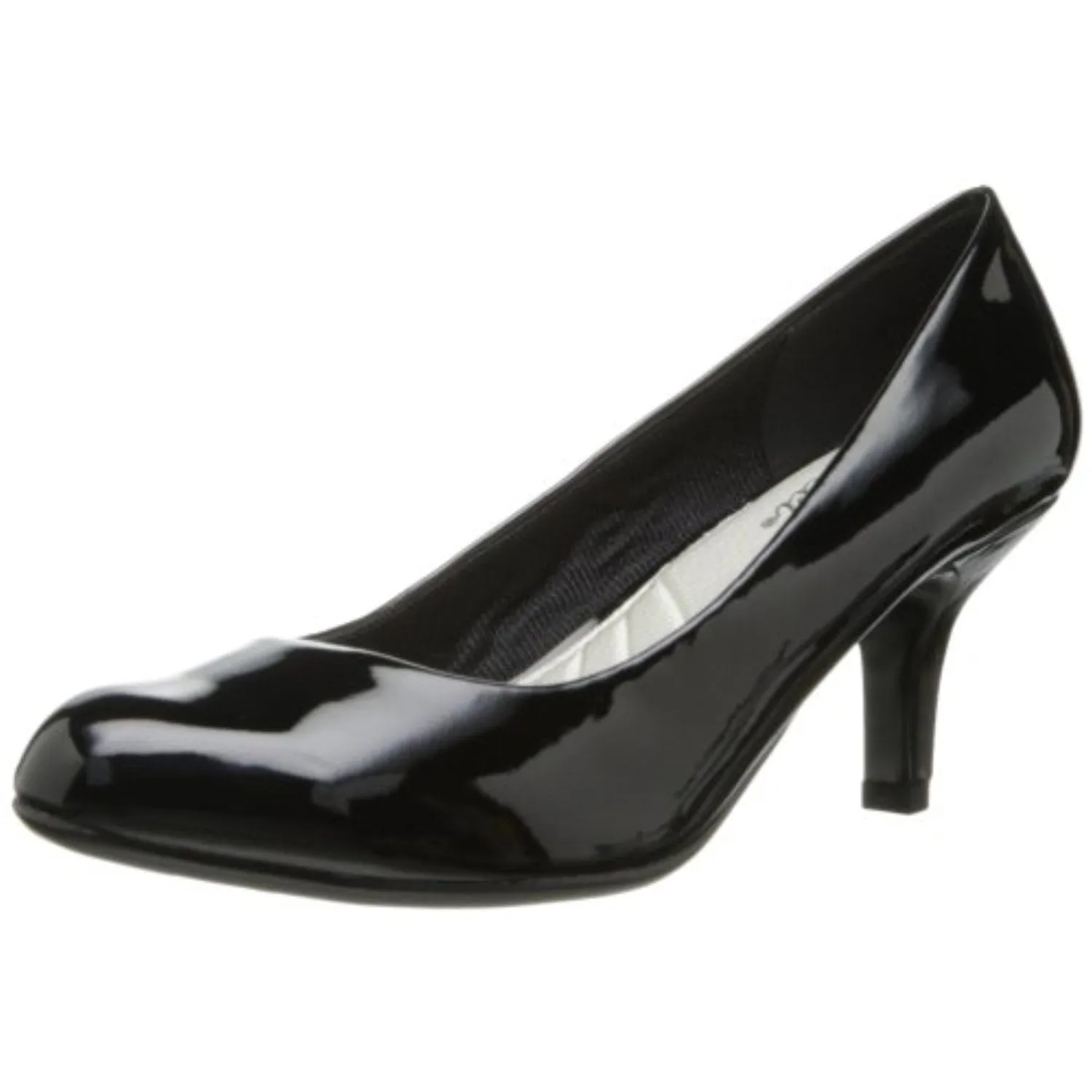 Easy Street Women's Passion Dress Pump,Black Patent,11 M US