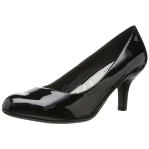 Easy Street Women's Passion Dress Pump,Black Patent,11 M US