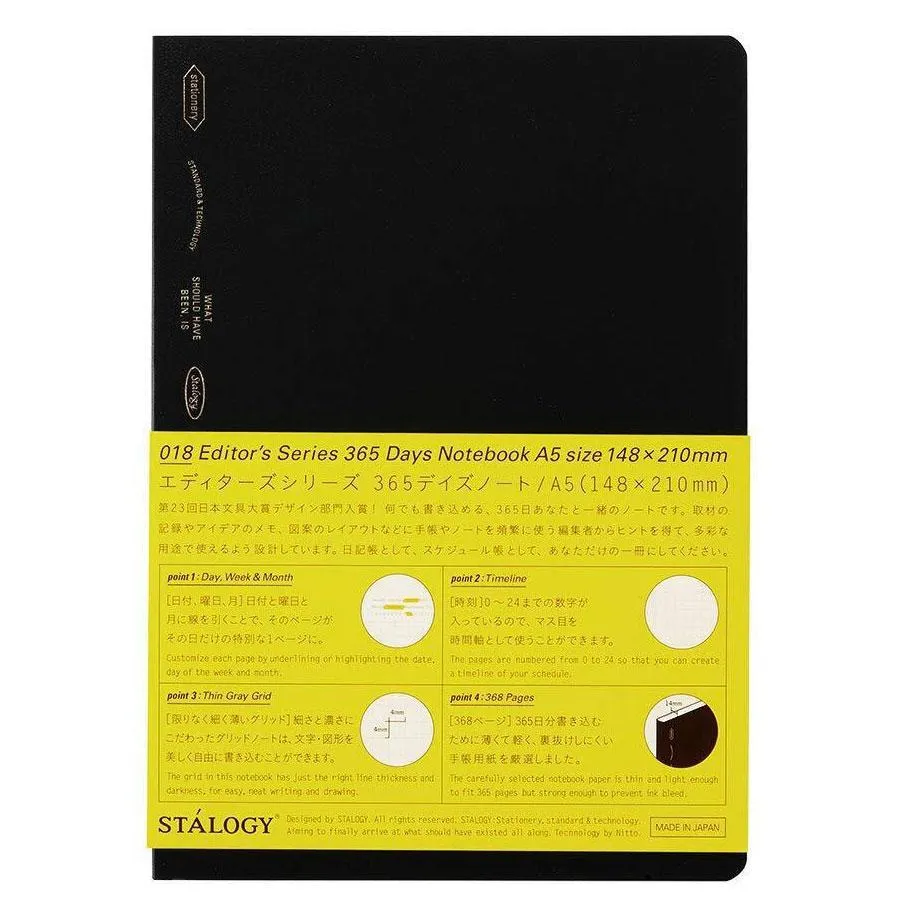 Editors Series 365 Days A5 Notebook