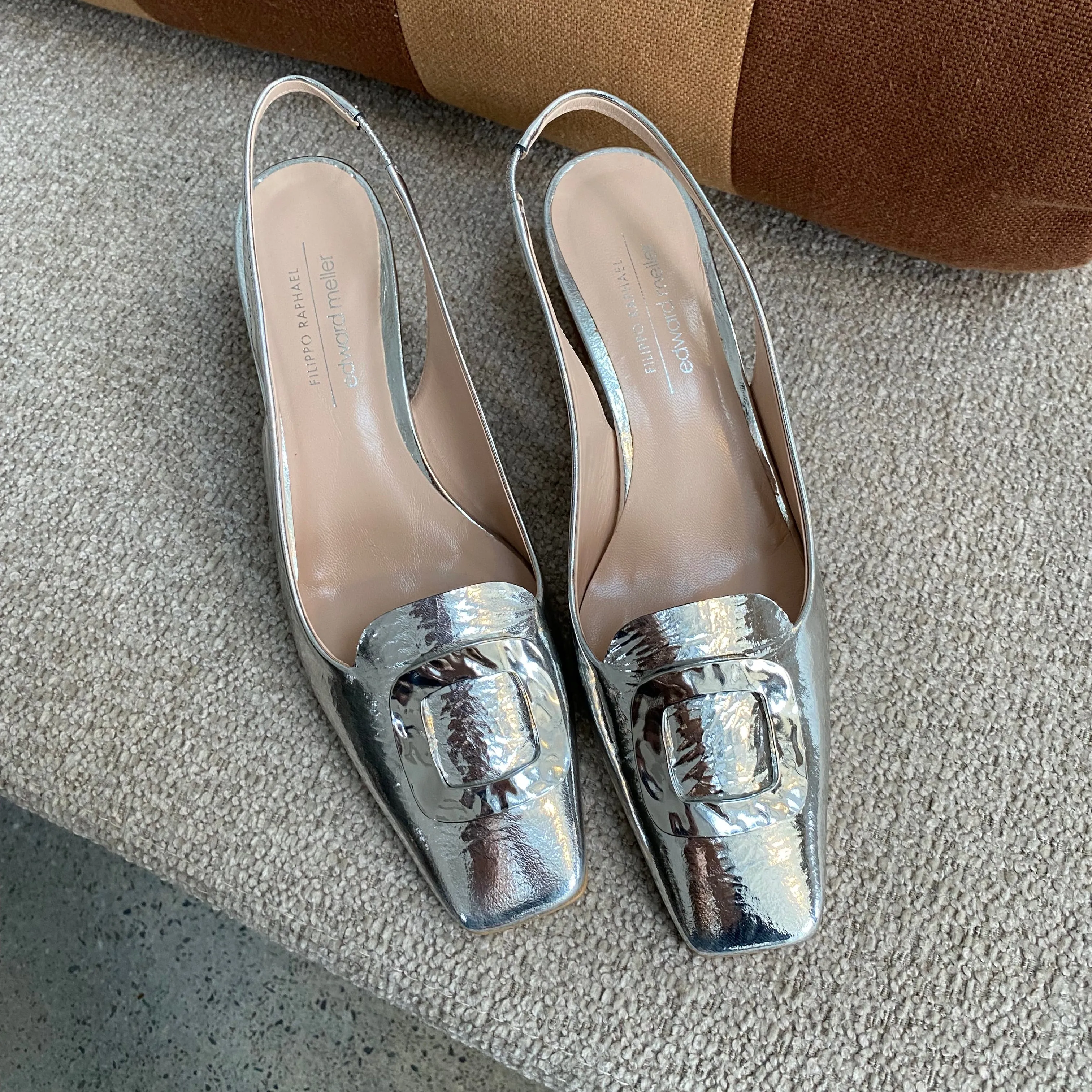Edward Meller Albert Throat Slingback Pump - Size 39