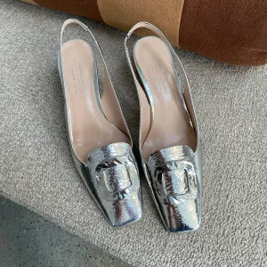 Edward Meller Albert Throat Slingback Pump - Size 39