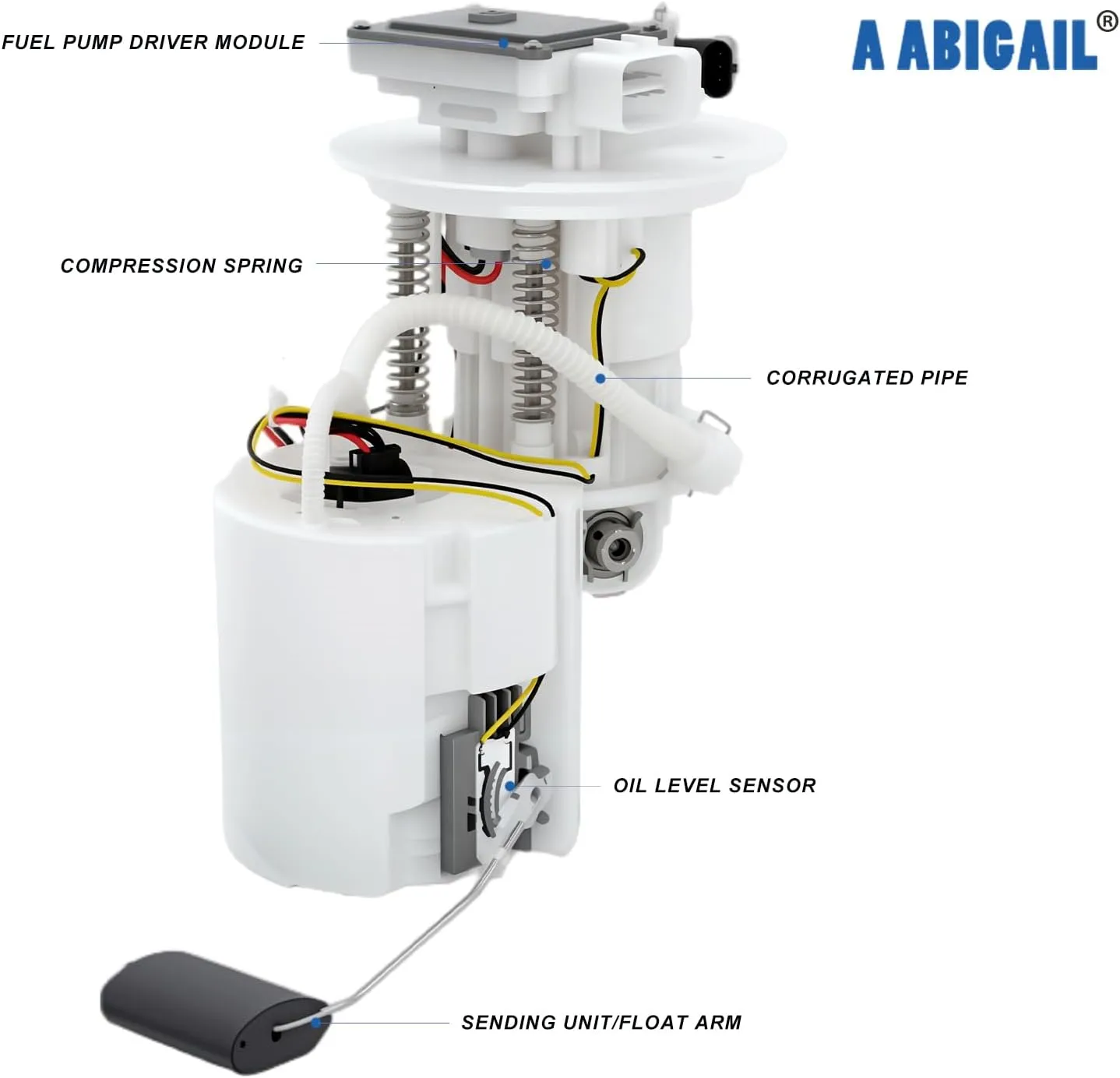 Electric Fuel Pump Module Assembly Replacement for 2015-2019 Sonata 2016-2020 Kia Optima 1.6L 2.0L 2.4L Replacement# 31110-C2500 31110-D5500