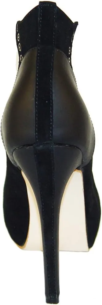 Elisha Black Suede High Heel Pump