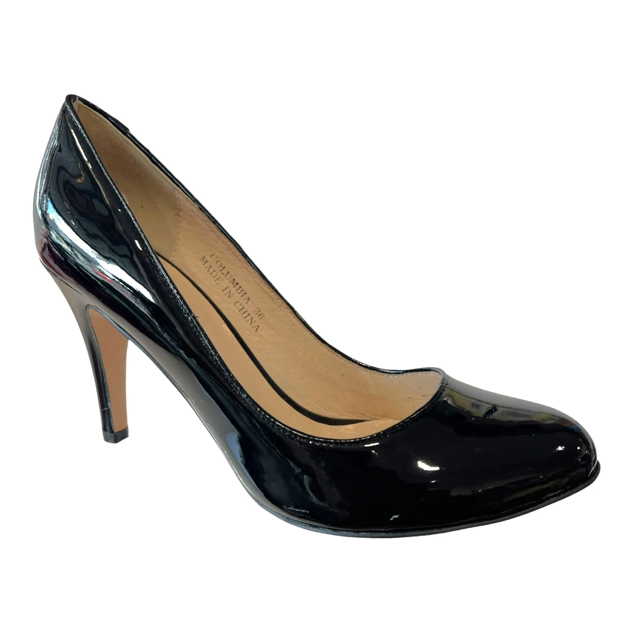 Emma Kate COLUMBIA Black Patent Leather High Heels