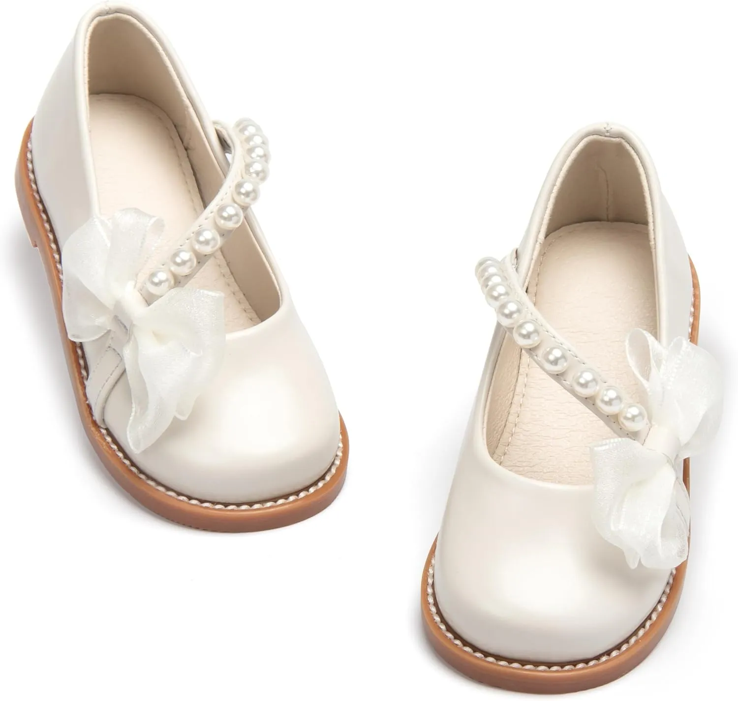 ESTINE Toddler Girl Mary Jane Dress Shoes-Girls School Uniform Oxford for Wedding Party