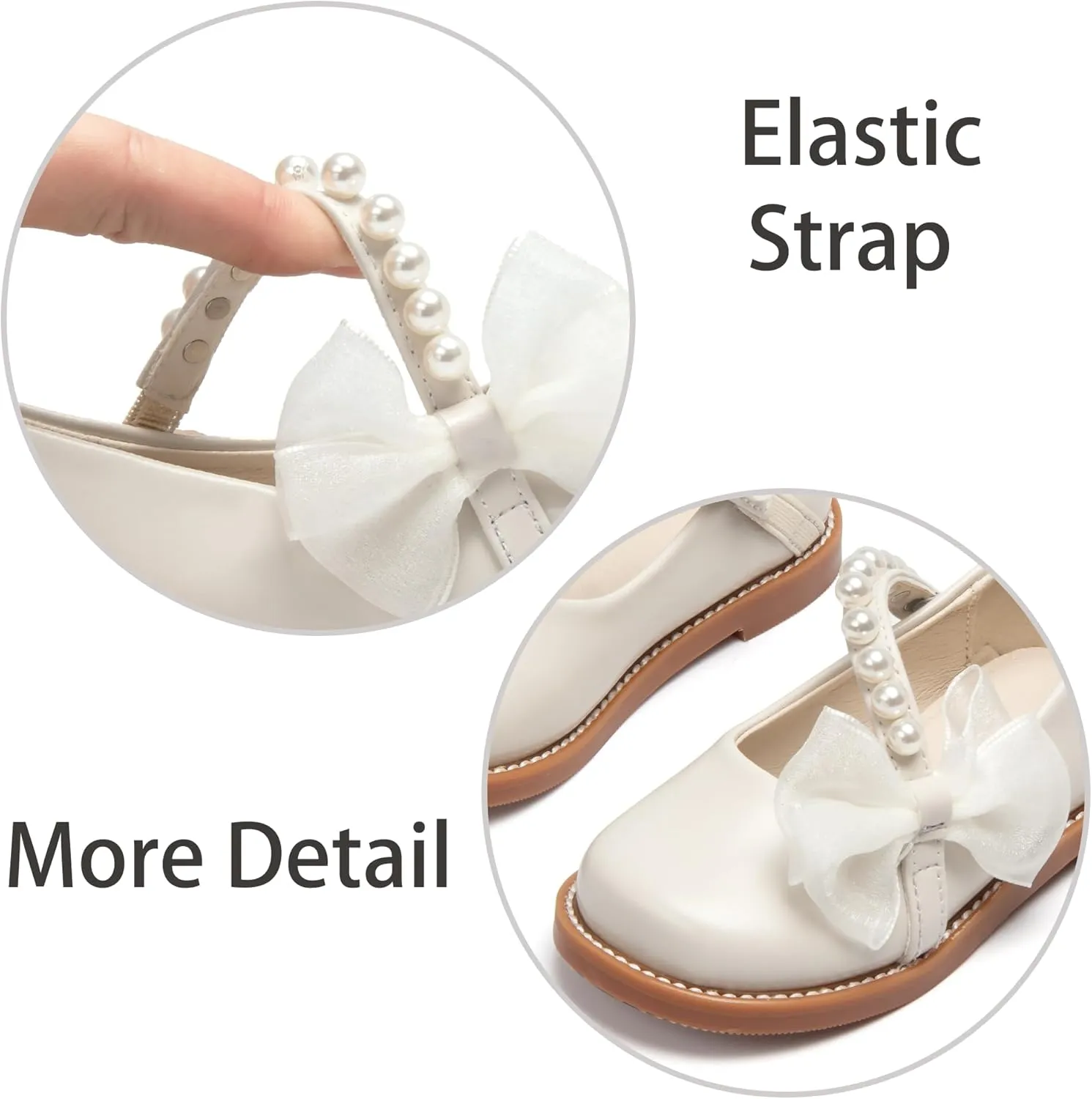 ESTINE Toddler Girl Mary Jane Dress Shoes-Girls School Uniform Oxford for Wedding Party
