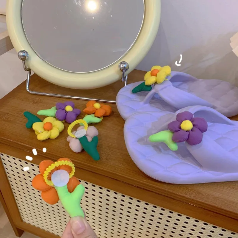 Eva Flower Decor Flip-flops