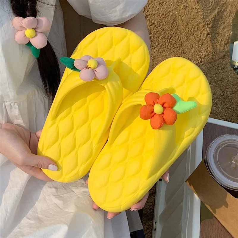 Eva Flower Decor Flip-flops