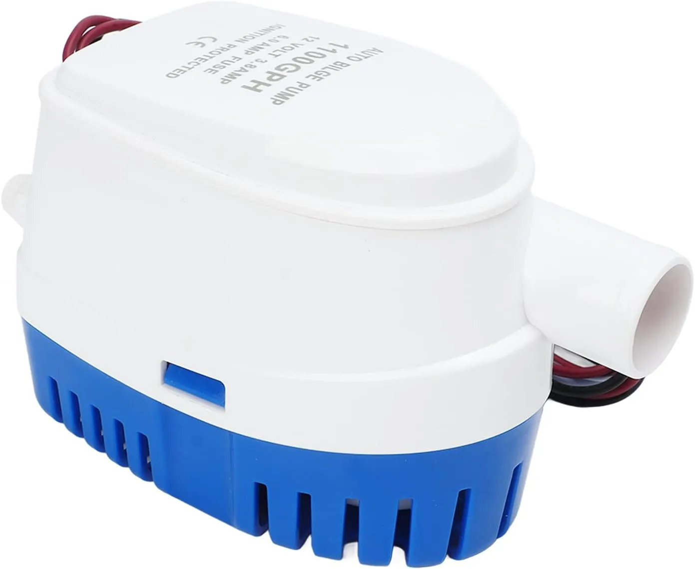 EVGATSAUTO Bilge Pump, 12 Volt Boat Bilge Pump Detachable Filter for Boat Accessories