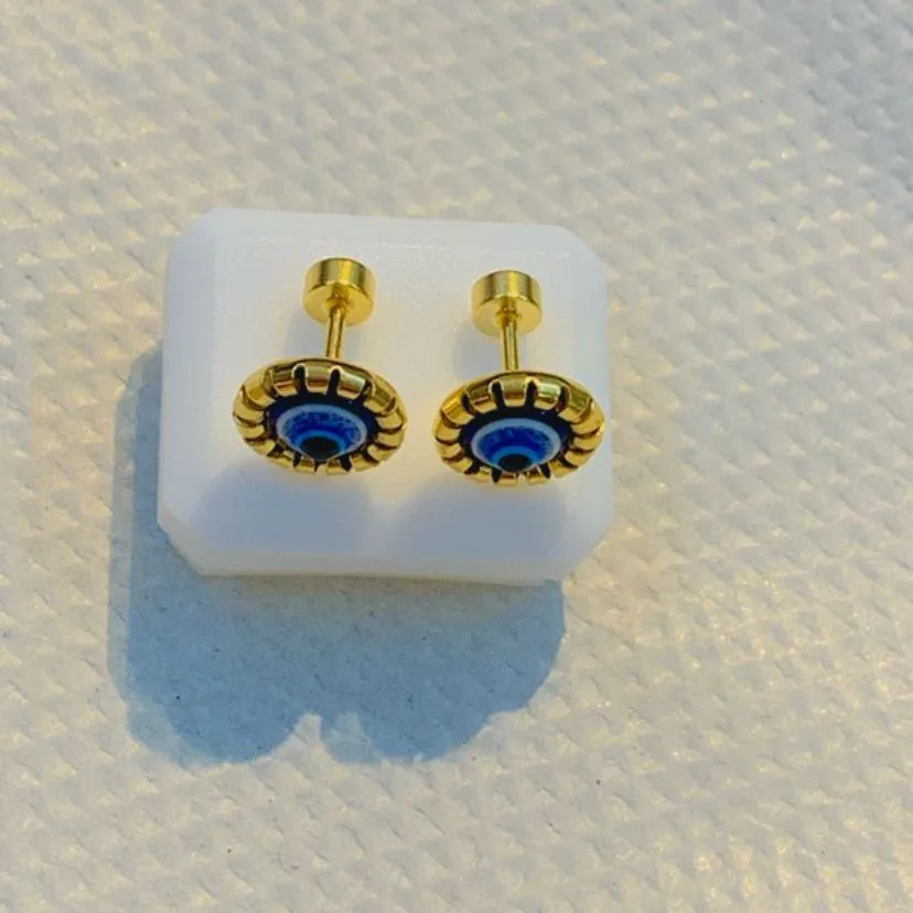 Evil Eye Flat Back Studs