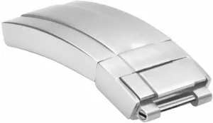 Ewatchparts Glide-Lock Buckle Clasp 316L Stainless Steel Safety Flip Compatible With Rolex Sea-Dweller Deepsea