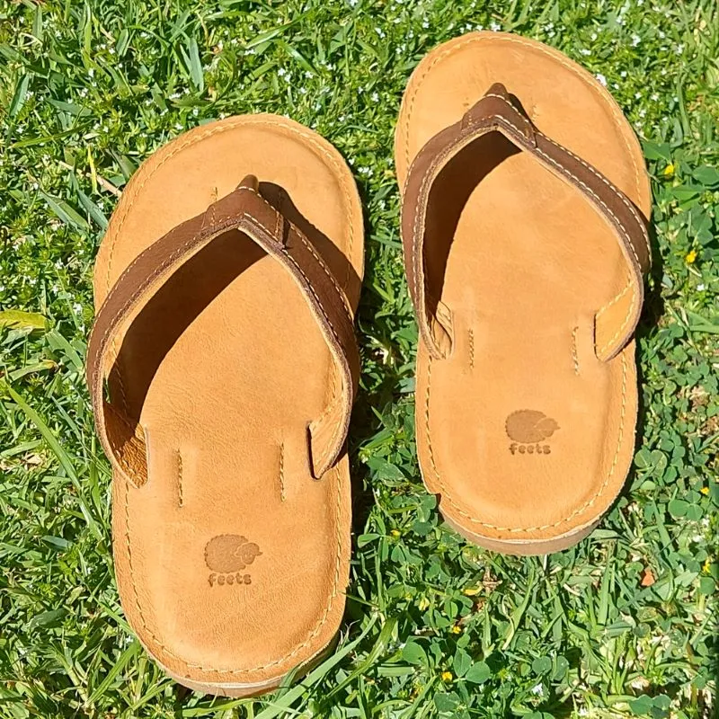 feets flops - Genuine Sheepskin Leather Sandals