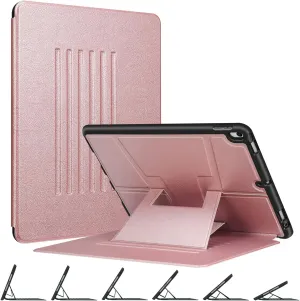 Fintie Magnetic Stand Case for iPad Air 10.5" (3rd Generation) 2019 / iPad Pro 10.5" 2017, Multi-Angle Viewing Rugged Soft TPU Back Cover with Pencil Holder, Auto Wake/Sleep, Rose Gold