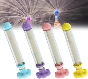 Firework Water Spray, Romantic Fireworks Style Water Spray Toy, High Pressure Pull-Out Sprinkler Spray Toys for Bathing, Pool, Party Entertainment (Mix4)