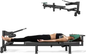 Fitness Full Body Traction Bed, Massage Cervical Traction Table & Lumbar Traction Bed, Stretch Decompression Machine for Tension Relief, Lumbar Stretching