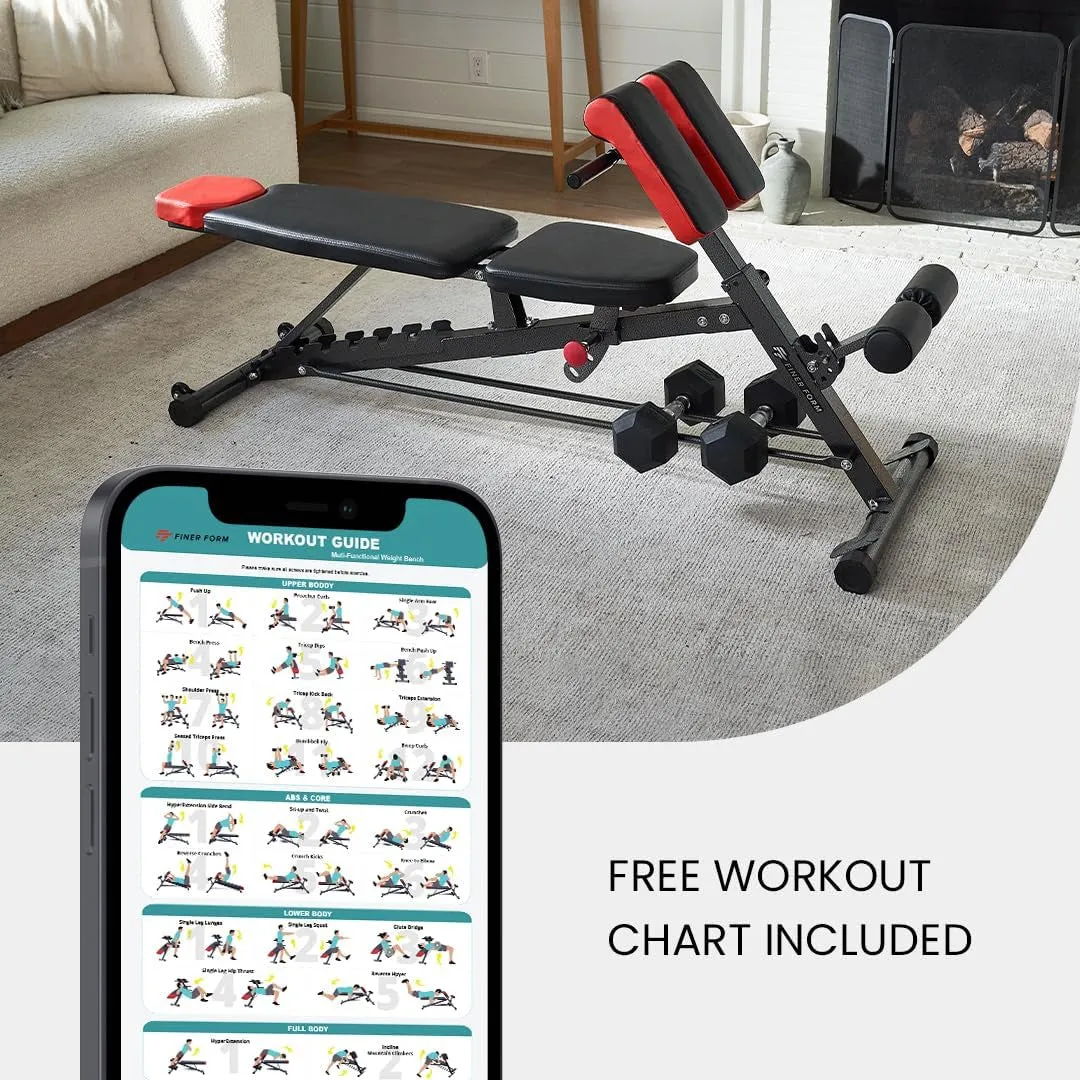 Flat FID Hyper Back Weight Bench, Chair, for Bench Multi-Functional All-In-One Bench Workout Sit Roman Full Extension, Bench, Ab Adjustable Body Incline Decline up – Express delivery Reliable