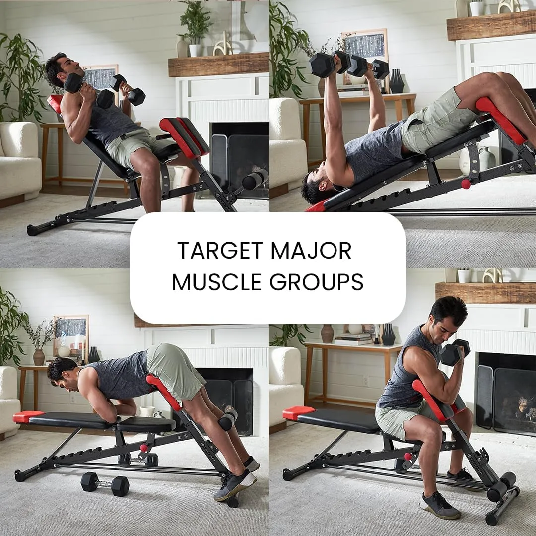 Flat FID Hyper Back Weight Bench, Chair, for Bench Multi-Functional All-In-One Bench Workout Sit Roman Full Extension, Bench, Ab Adjustable Body Incline Decline up – Express delivery Reliable
