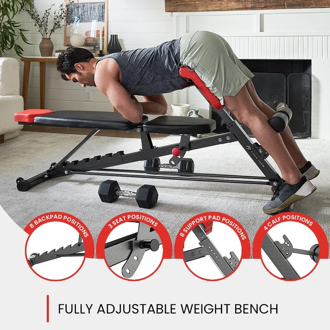 Flat FID Hyper Back Weight Bench, Chair, for Bench Multi-Functional All-In-One Bench Workout Sit Roman Full Extension, Bench, Ab Adjustable Body Incline Decline up – Express delivery Reliable