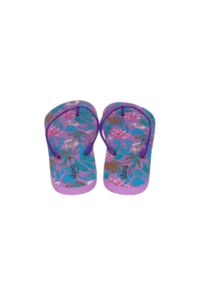 Flip flop tropical brillos correas