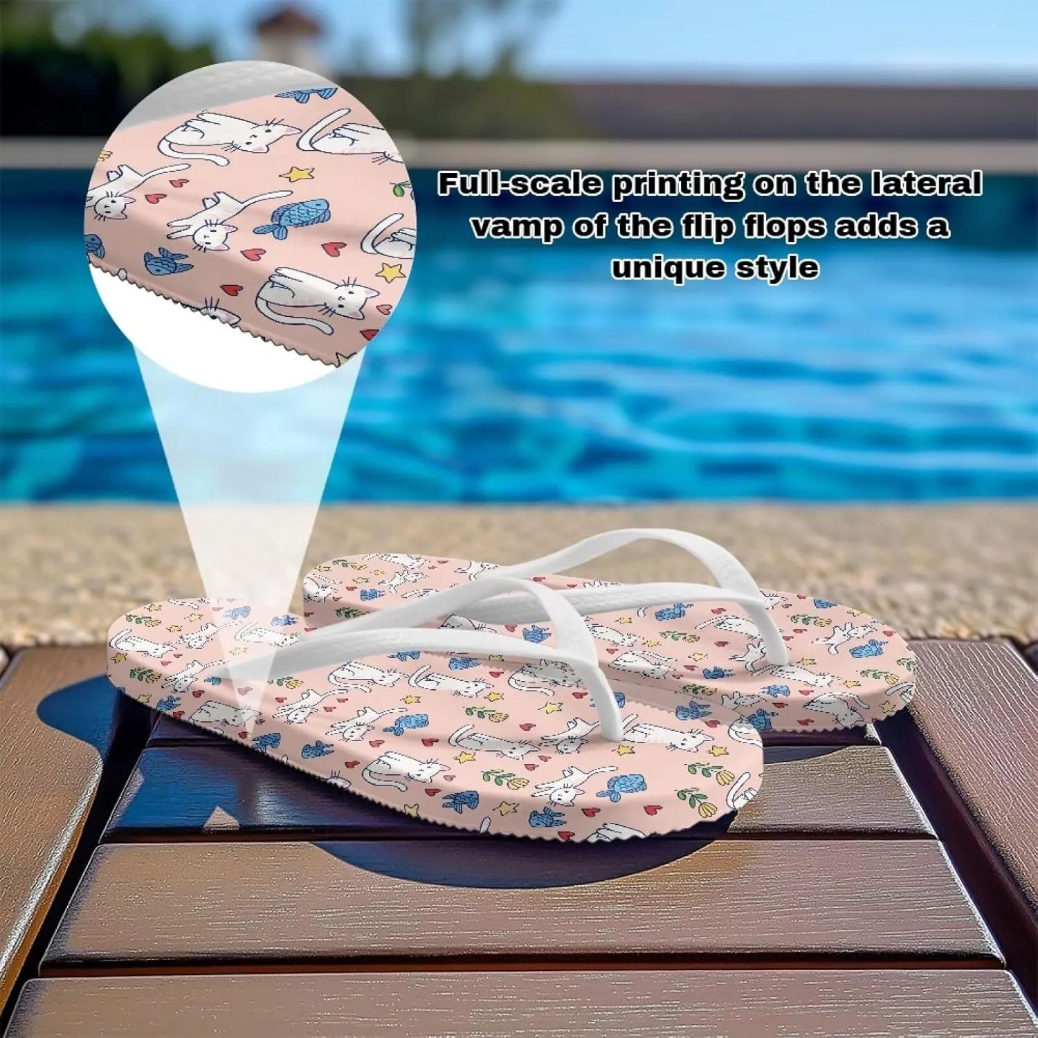 Flip Flops for Women EVA Sole Yoga Mat Comfortable Summer Beach Walking Thong Cushion Sandals Slip On Outdoor Indoor