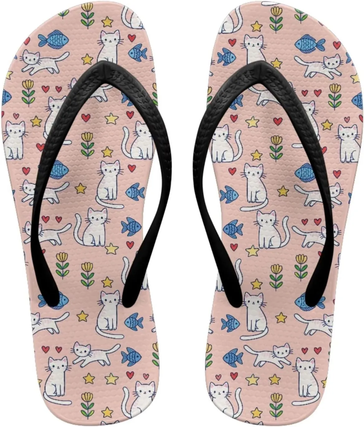 Flip Flops for Women EVA Sole Yoga Mat Comfortable Summer Beach Walking Thong Cushion Sandals Slip On Outdoor Indoor