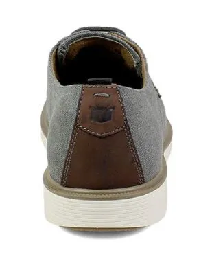 Florsheim Gray Supacush Canvas Plain Toe Oxford Mens Shoe 13326-020