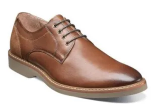 Florshiem Tan Mens Union Plain Toe Oxford Comfort Shoe 15125-257