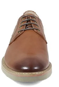 Florshiem Tan Mens Union Plain Toe Oxford Comfort Shoe 15125-257