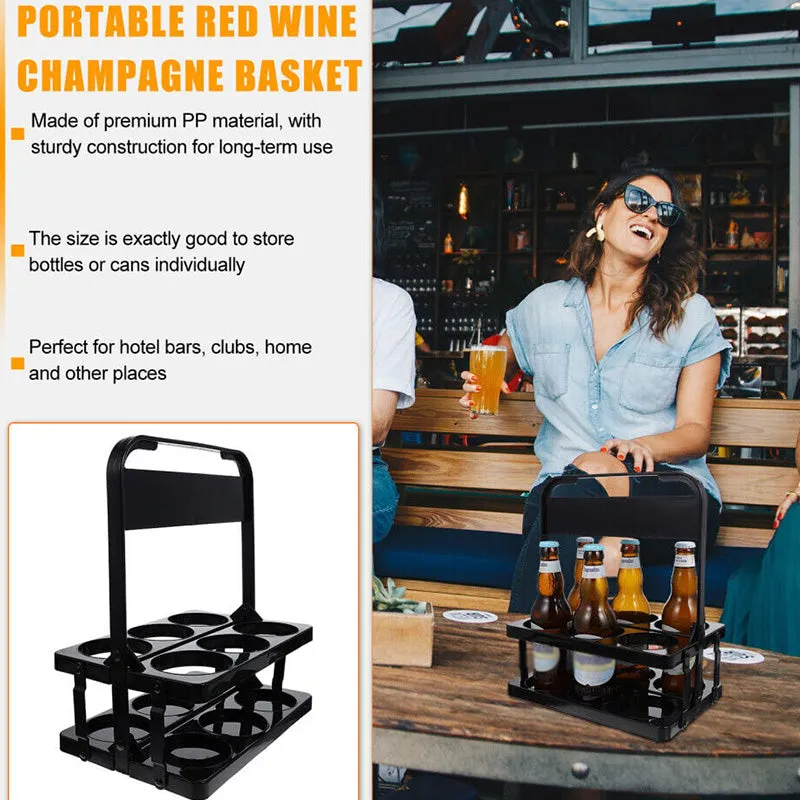 Foldable Beer Carrier Bottle Holder
