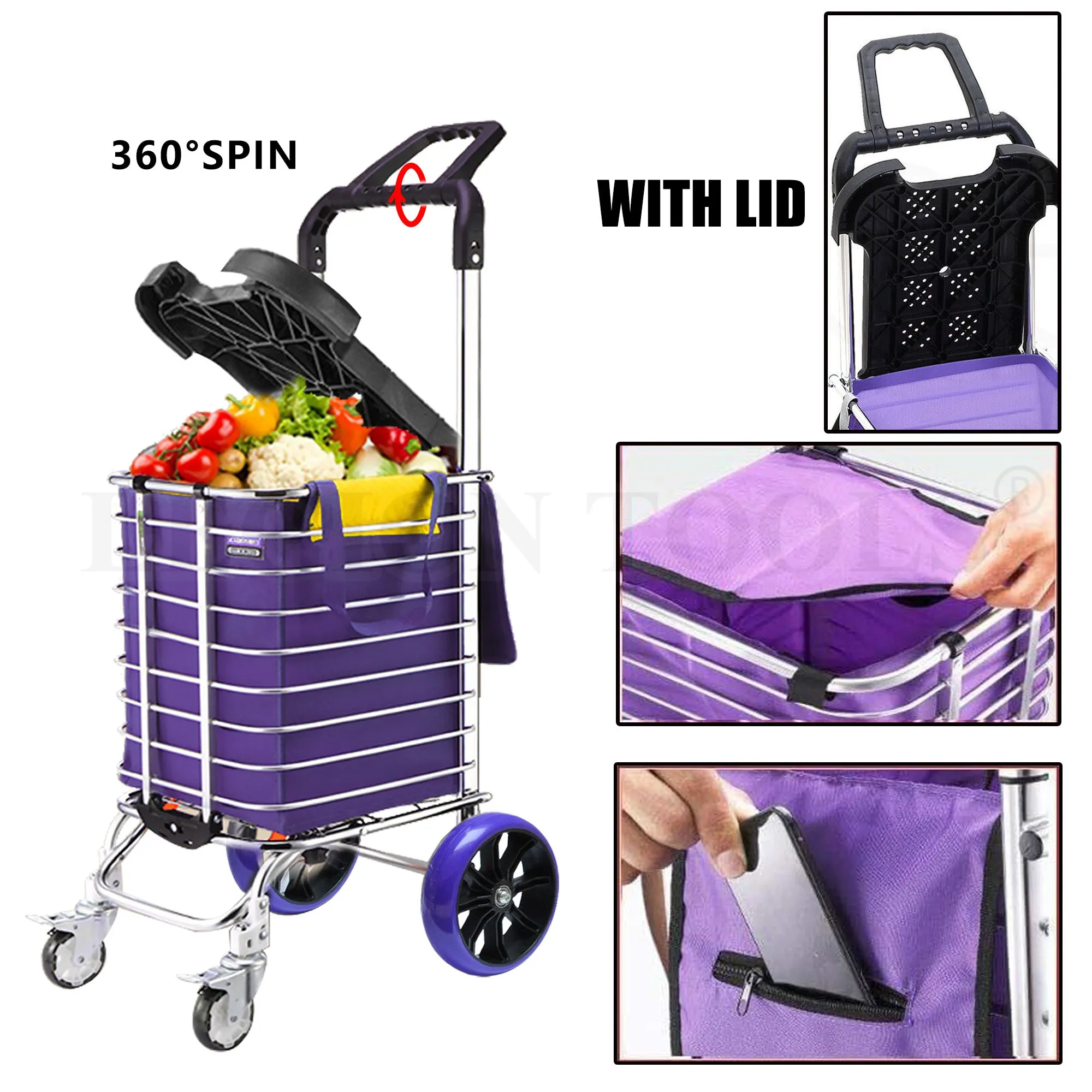 Foldable Shopping Cart Trolley