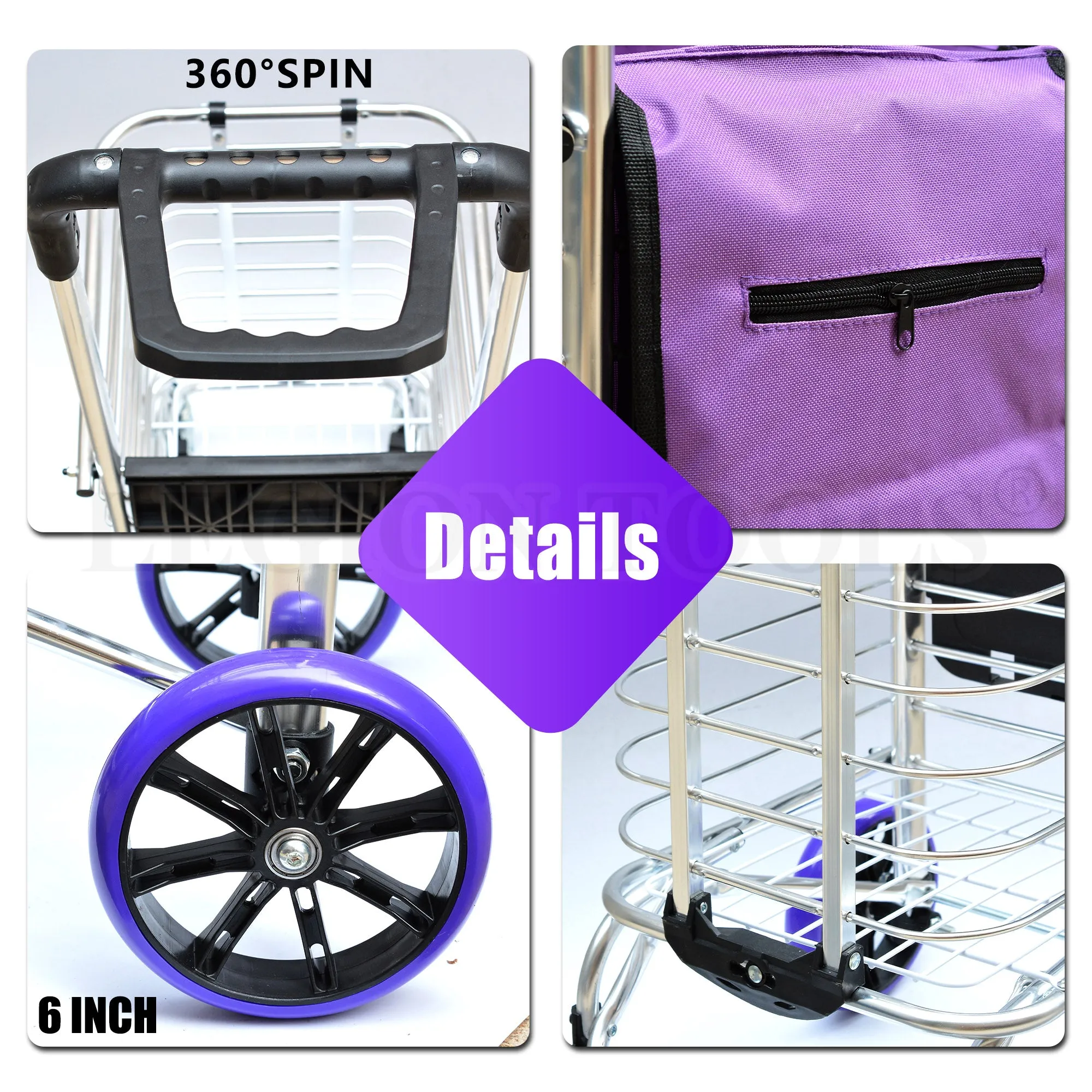 Foldable Shopping Cart Trolley