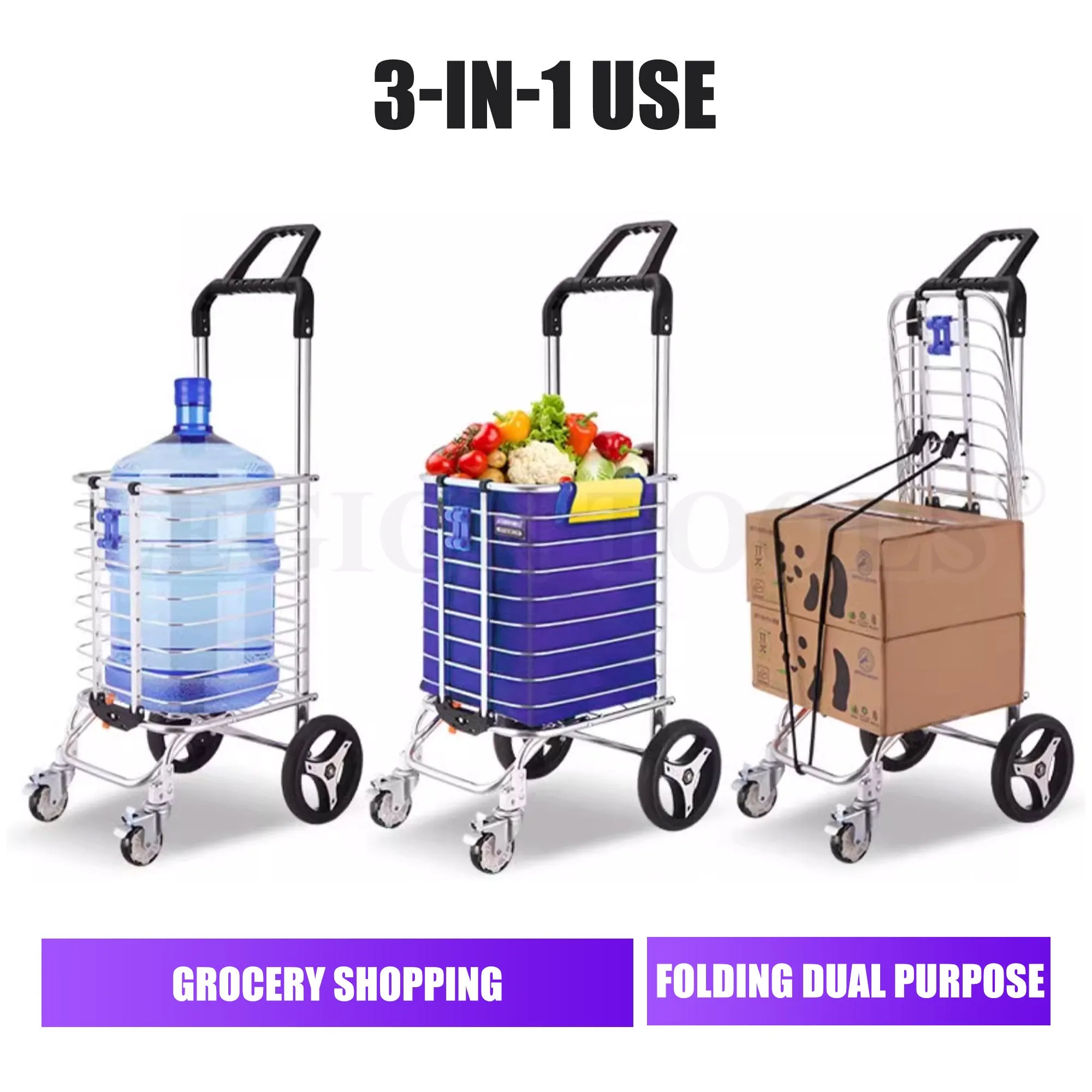 Foldable Shopping Cart Trolley