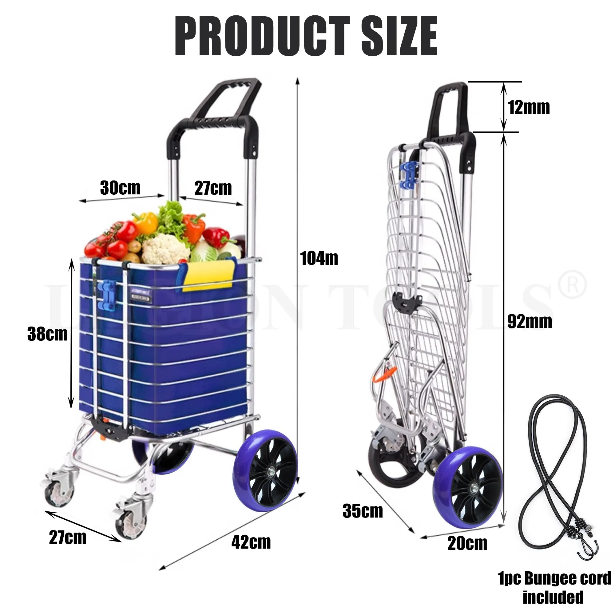 Foldable Shopping Cart Trolley