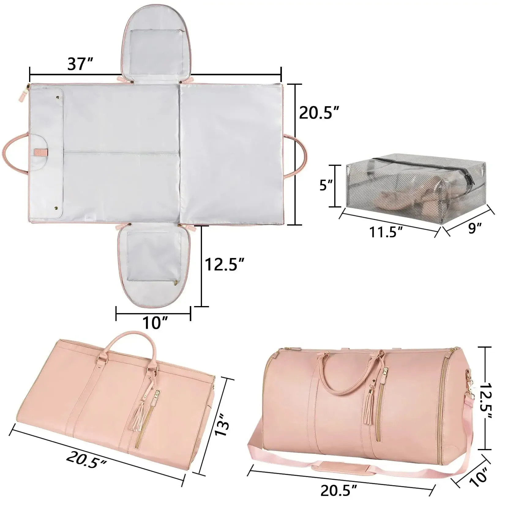 Foldable Waterproof Garment Travel Bag
