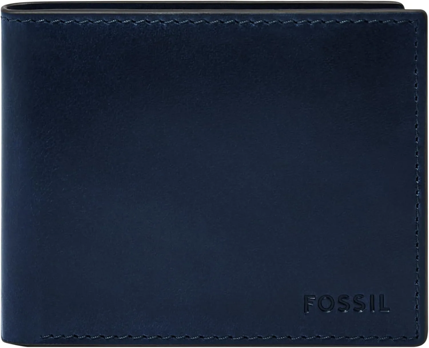 Fossil Men's Derrick RFID-Blocking Leather Bifold Wallet with Flip ID Window for Men