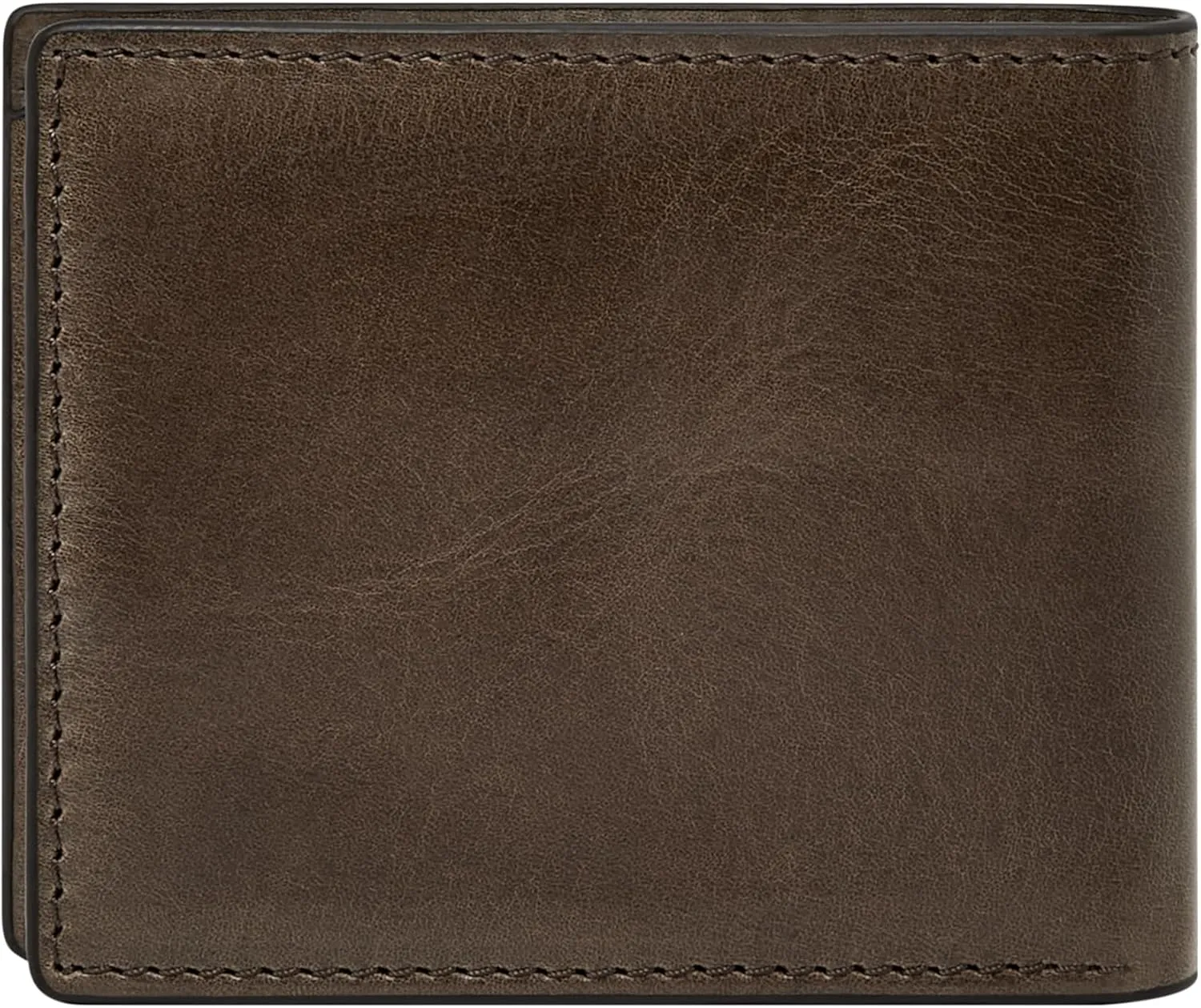 Fossil Men's Derrick RFID-Blocking Leather Bifold Wallet with Flip ID Window for Men