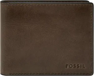 Fossil Men's Derrick RFID-Blocking Leather Bifold Wallet with Flip ID Window for Men