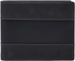 Fossil Men's Leather Bifold Wallet with Flip ID Window for Men