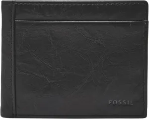 Fossil Men's Neel Leather Bifold with Flip ID Wallet, Black, (Model: ML3899001)