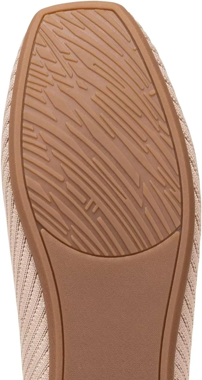 Frank Mully Women's Flats Square Toe Flats Comfortable Slip on Washable Ballet Flats Shoes for Women Dressy Work