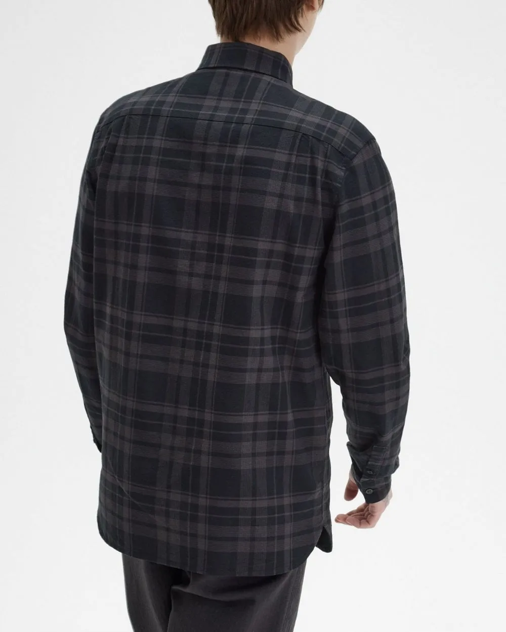 Fred Perry Mens Tonal Tartan Shirt